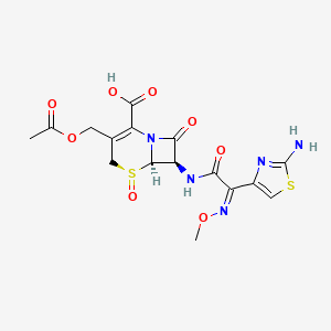 molecular formula C16H17N5O8S2 B14131740 Ceftioxide CAS No. 69132-42-9