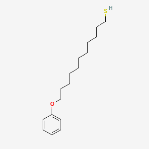 molecular formula C17H28OS B14131774 11-Phenoxyundecane-1-thiol CAS No. 204995-92-6