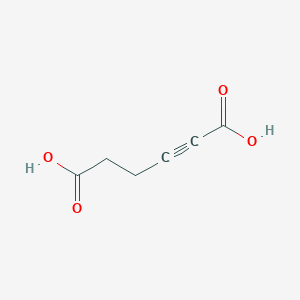 molecular formula C6H6O4 B14131801 Hex-2-ynedioic acid CAS No. 3402-59-3