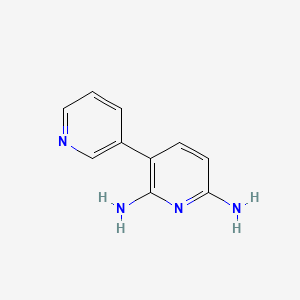 molecular formula C10H10N4 B14131821 [3,3'-Bipyridine]-2,6-diamine 