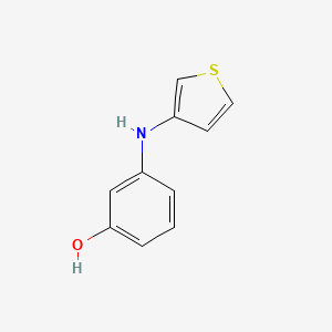 molecular formula C10H9NOS B14131889 3-[(Thiophen-3-yl)amino]phenol 