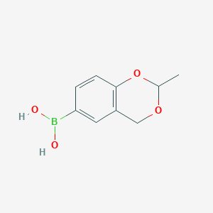 molecular formula C9H11BO4 B14131895 (2-Methyl-4H-benzo[d][1,3]dioxin-6-yl)boronic acid CAS No. 1107603-39-3
