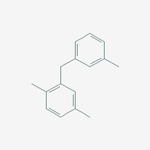 molecular formula C16H18 B14131923 1,4-Dimethyl-2-(3-methylbenzyl)benzene CAS No. 61819-81-6