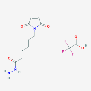 6-(2,5-Dioxo-2,5-dihydro-1H-pyrrol-1-yl)hexanehydrazide 2,2,2-trifluoroacetate
