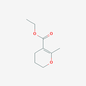 molecular formula C9H14O3 B141320 6-甲基-3,4-二氢-2H-吡喃-5-羧酸乙酯 CAS No. 10226-28-5