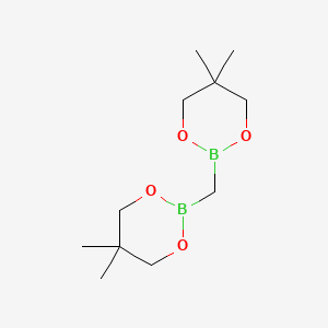 molecular formula C11H22B2O4 B14132029 Bis(5,5-dimethyl-1,3,2-dioxaborinan-2-yl)methane CAS No. 78782-18-0