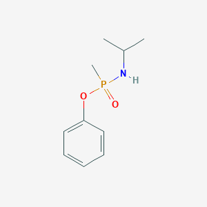 molecular formula C10H16NO2P B14132049 Phenyl P-methyl-N-propan-2-ylphosphonamidate CAS No. 4645-91-4