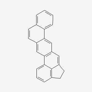 molecular formula C24H16 B14132162 Naphth(1,2-k)acephenanthrylene, 4,5-dihydro- CAS No. 7258-91-5