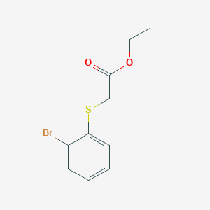 molecular formula C10H11BrO2S B14132228 Ethyl [(2-Bromophenyl)thio]acetate 
