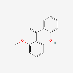 molecular formula C15H14O2 B14132232 2-(1-(2-Methoxyphenyl)vinyl)phenol 