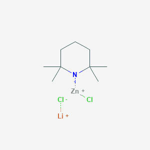 molecular formula C9H18Cl2LiNZn B1413226 lithium;chlorozinc(1+);2,2,6,6-tetramethylpiperidin-1-ide;chloride CAS No. 1145881-09-9