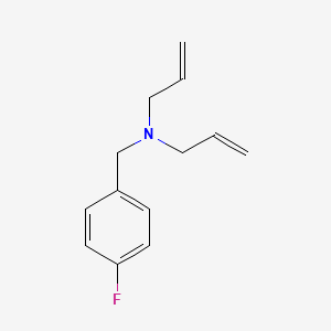 molecular formula C13H16FN B14132317 N-(4-fluorobenzyl)-N-(prop-2-en-1-yl)prop-2-en-1-amine CAS No. 359446-05-2