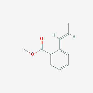 molecular formula C11H12O2 B14132336 Methyl (E)-2-(prop-1-en-1-yl)benzoate 