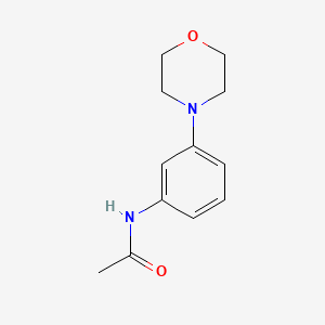 molecular formula C12H16N2O2 B14132356 N-[3-(4-Morpholinyl)phenyl]acetamide CAS No. 41605-91-8