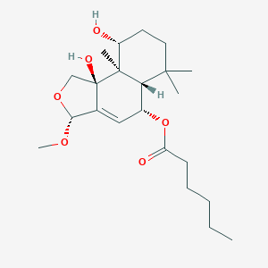 molecular formula C22H36O6 B14132396 Nanangenine H 