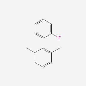 molecular formula C14H13F B14132450 2'-Fluoro-2,6-dimethyl-1,1'-biphenyl 