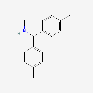 molecular formula C16H19N B14132572 N-Methyl-1,1-di-p-tolylmethanamineE 
