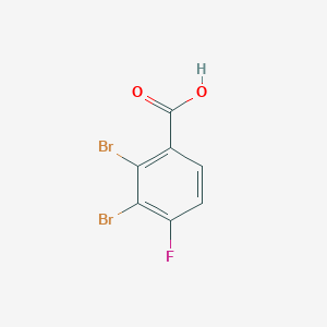 molecular formula C7H3Br2FO2 B1413258 2,3-Dibromo-4-fluorobenzoic acid CAS No. 1806353-38-7