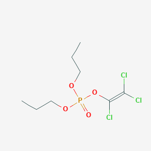 molecular formula C8H14Cl3O4P B14132640 Dipropyl trichloroethenyl phosphate CAS No. 89094-86-0