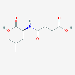 molecular formula C10H17NO5 B14132666 N-(3-Carboxypropanoyl)-L-leucine CAS No. 65416-56-0