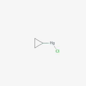 molecular formula C3H5ClHg B14132688 Chloro(cyclopropyl)mercury CAS No. 88947-44-8