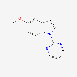 molecular formula C13H11N3O B14132741 5-Methoxy-1-(pyrimidin-2-yl)-1H-indole 