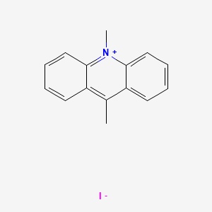 molecular formula C15H14IN B14132774 9,10-Dimethylacridin-10-ium iodide CAS No. 951-00-8