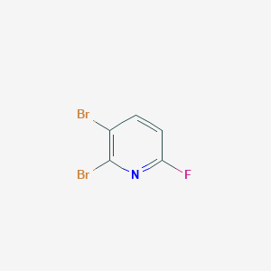molecular formula C5H2Br2FN B1413278 2,3-Dibromo-6-fluoropyridine CAS No. 1806295-40-8