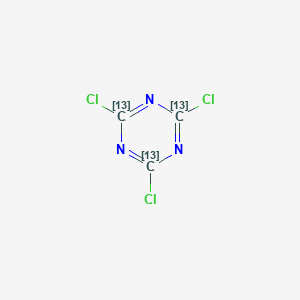 molecular formula C3Cl3N3 B141328 Cyanuric chloride-13C3 CAS No. 286013-07-8