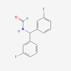 molecular formula C14H11F2NO B14132827 N-(Bis(3-fluorophenyl)methyl)formamide 