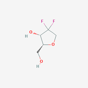 molecular formula C5H8F2O3 B14132828 2-Deoxy-2,2-difluororibose 
