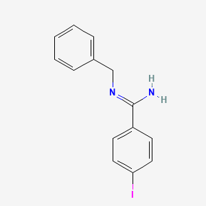 molecular formula C14H13IN2 B14132873 N-Benzyl-4-iodobenzenecarboximidamide 