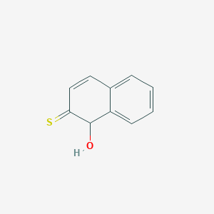 molecular formula C10H8OS B14132932 2(1H)-Naphthalenethione, 1-hydroxy- CAS No. 1824266-97-8