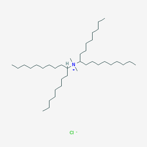 molecular formula C38H80ClN B14132964 N,N-Dimethyl-N-(octadecan-9-yl)octadecan-9-aminium chloride CAS No. 30996-55-5