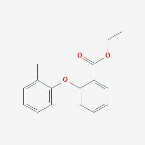 molecular formula C16H16O3 B14133014 Ethyl 2-(o-tolyloxy)benzoate 