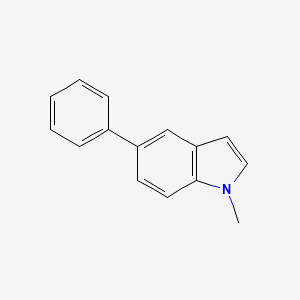 molecular formula C15H13N B14133070 1-Methyl-5-phenyl-1H-indole 