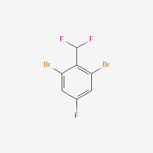 1,3-Dibromo-2-(difluoromethyl)-5-fluorobenzene