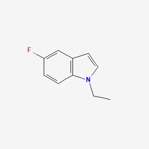 molecular formula C10H10FN B14133139 1-Ethyl-5-fluoro-1H-indole 