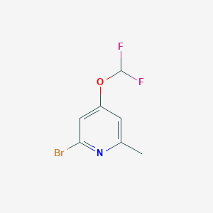 2-Bromo-4-difluoromethoxy-6-methylpyridine