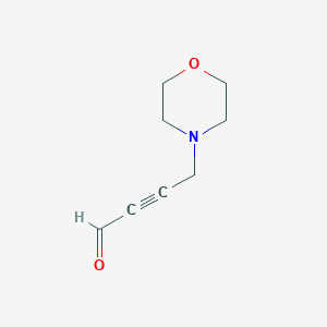 molecular formula C8H11NO2 B14133219 4-(Morpholin-4-YL)but-2-ynal CAS No. 4441-32-1