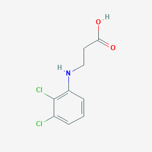 molecular formula C9H9Cl2NO2 B14133276 N-(2,3-Dichlorophenyl)-I(2)-alanine CAS No. 36053-84-6