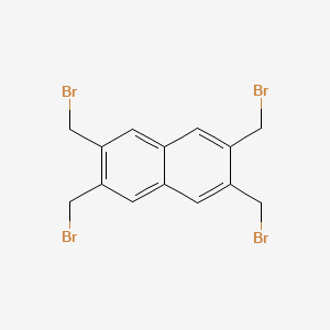 molecular formula C14H12Br4 B14133293 2,3,6,7-Tetrakis(bromomethyl)naphthalene CAS No. 88903-14-4