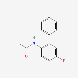 molecular formula C14H12FNO B14133330 2-Acetamino-5-fluorobiphenyl 