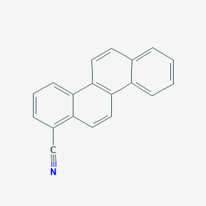 molecular formula C19H11N B14133434 Chrysene-1-carbonitrile CAS No. 36288-23-0