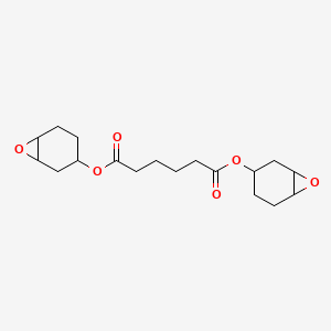 molecular formula C18H26O6 B14133472 Bis[(7-oxabicyclo[4.1.0]heptan-3-yl)] hexanedioate CAS No. 87211-27-6