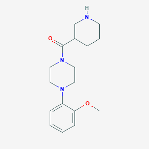 molecular formula C17H25N3O2 B1413348 Methanone, [4-(2-methoxyphenyl)-1-piperazinyl]-3-piperidinyl- CAS No. 277298-90-5