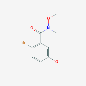molecular formula C10H12BrNO3 B14133723 2-bromo-N,5-dimethoxy-N-methylbenzamide 
