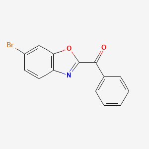 molecular formula C14H8BrNO2 B14133844 2-Benzoyl-6-bromo-1,3-benzoxazole 