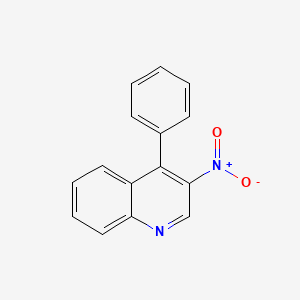 molecular formula C15H10N2O2 B14133882 3-Nitro-4-phenylquinoline 