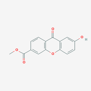 molecular formula C15H10O5 B14133904 Methyl 7-hydroxy-9-oxo-9H-xanthene-3-carboxylate CAS No. 89216-74-0